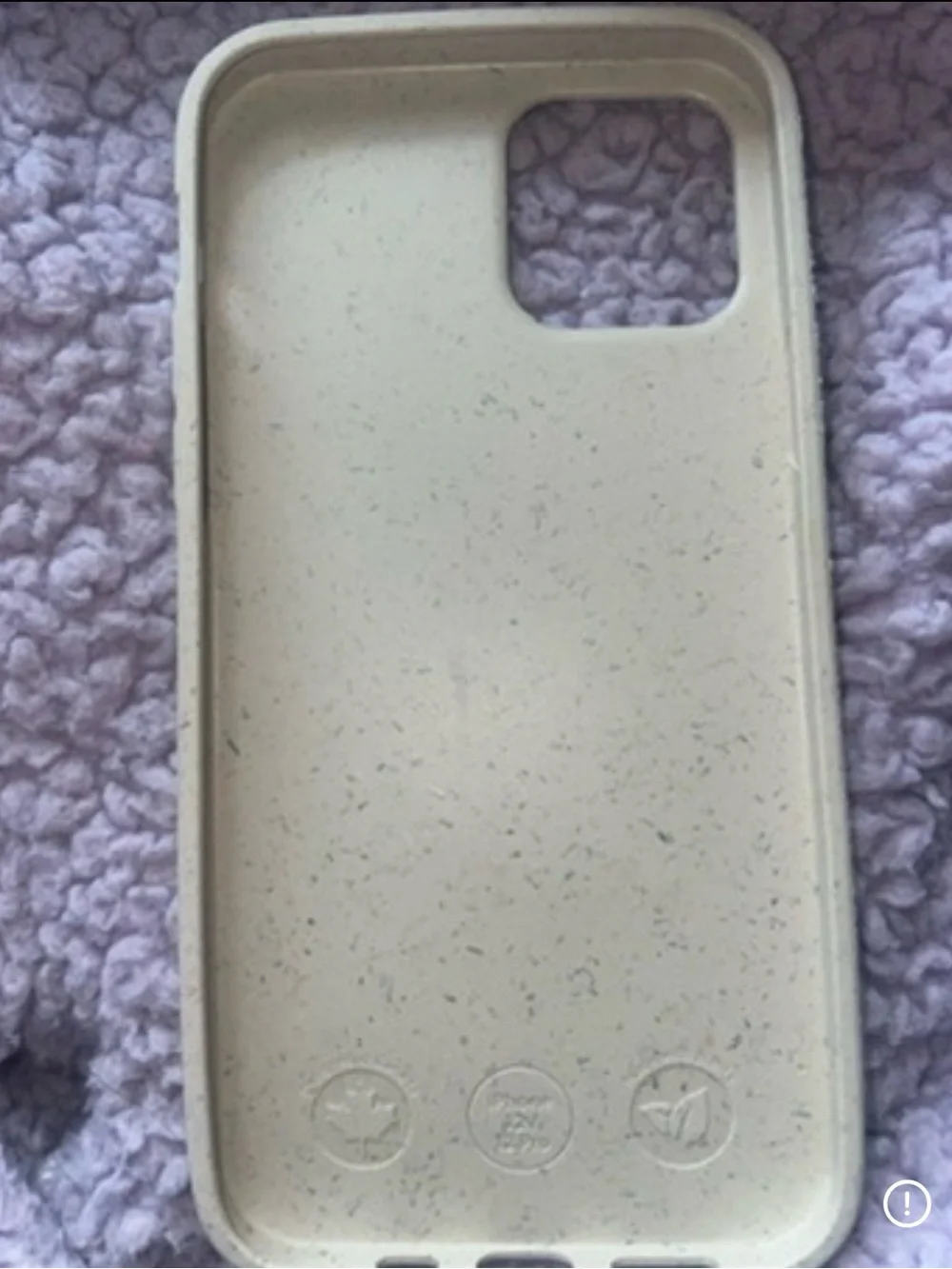Floral Smiley Mushroom Protective Phone Case - Cream